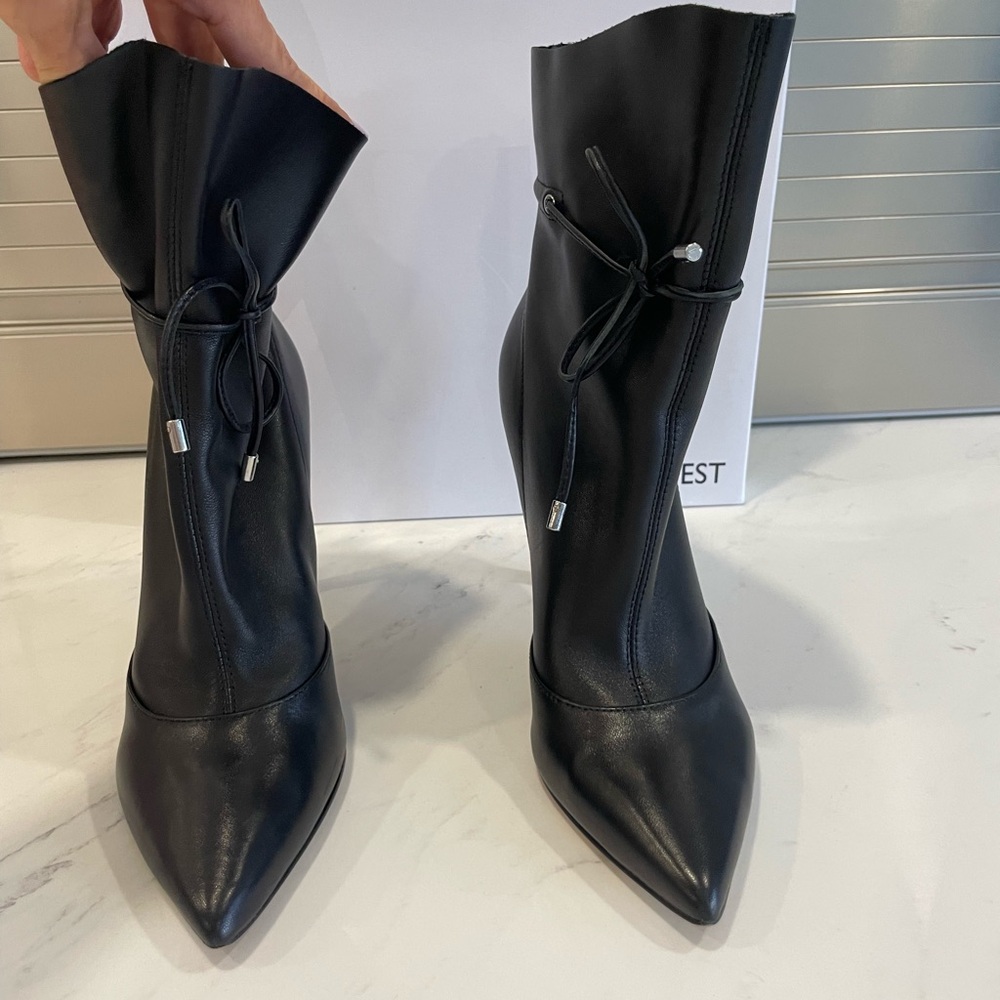 Nine West Black Heeled Boots